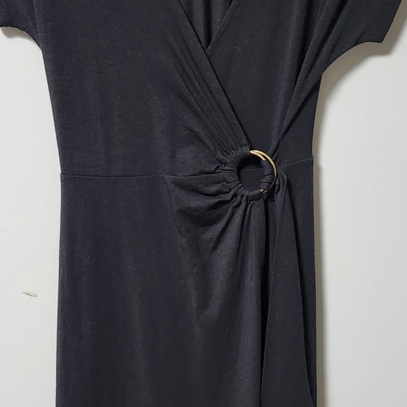 NWT joie Charcoal Gray Model Wrap Dress XXS - Picture 3 of 6